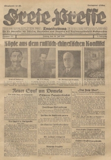 Freie Presse, Nr. 172 Freitag 26. Juli 1929 5. Jahrgang