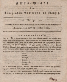 Amts-Blatt der Königlichen Regierung zu Danzig, 25. Dezember 1823, Nr. 52