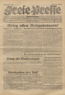 Freie Presse, Nr. 173 Sonnabend 27. Juli 1929 5. Jahrgang