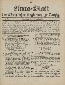Amts-Blatt der Königlichen Regierung zu Danzig, 9. Mai 1903, Nr. 19