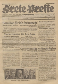 Freie Presse, Nr. 179 Sonnabend 3. August 1929 5. Jahrgang