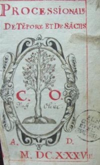 Processionale de Tepore et de Sactis