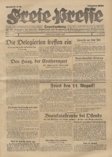 Freie Presse, Nr. 180 Montag 5. August 1929 5. Jahrgang