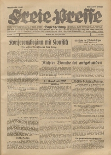Freie Presse, Nr. 182 Mittwoch 7. August 1929 5. Jahrgang