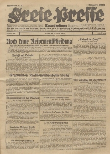 Freie Presse, Nr. 190 Freitag 16. August 1929 5. Jahrgang