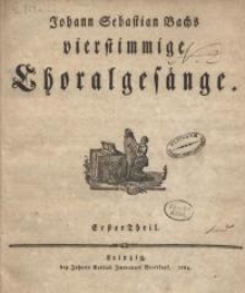 Vierstimmige Choralgesänge