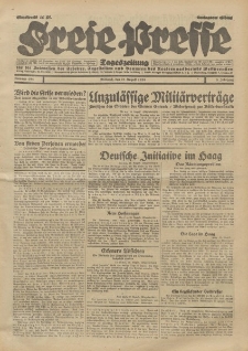 Freie Presse, Nr. 194 Mittwoch 21. August 1929 5. Jahrgang