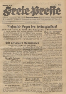 Freie Presse, Nr. 197 Sonnabend 24. August 1929 5. Jahrgang