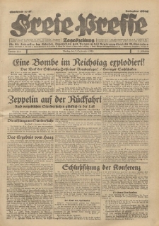 Freie Presse, Nr. 204 Montag 2. September 1929 5. Jahrgang
