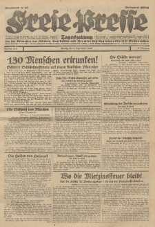 Freie Presse, Nr. 210 Montag 9. September 1929 5. Jahrgang