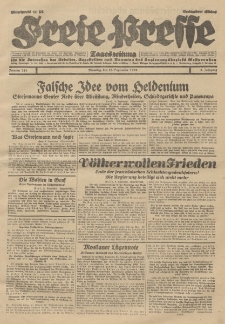 Freie Presse, Nr. 211 Dienstag 10. September 1929 5. Jahrgang