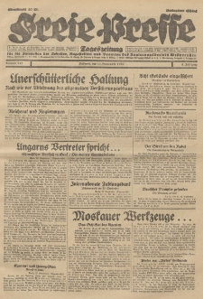 Freie Presse, Nr. 212 Mittwoch 11. September 1929 5. Jahrgang