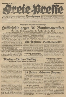 Freie Presse, Nr. 216 Montag 16. September 1929 5. Jahrgang