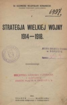 Strategia wielkiej wojny 1914-1918