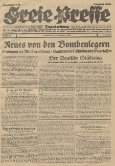 Freie Presse, Nr. 227 Sonnabend 28. September 1929 5. Jahrgang