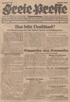Freie Presse, Nr. 228 Montag 30. September 1929 5. Jahrgang