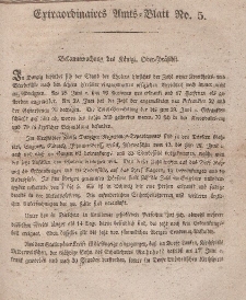 Amts-Blatt der Königlichen Regierung zu Danzig (Extraordinaires Amts-Blatt)