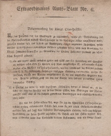 Amts-Blatt der Königlichen Regierung zu Danzig (Extraordinaires Amts-Blatt)