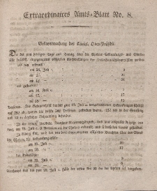 Amts-Blatt der Königlichen Regierung zu Danzig (Extraordinaires Amts-Blatt)
