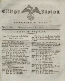 Elbinger Anzeigen, Nr. 35. Sonnabend, 7. Mai 1825