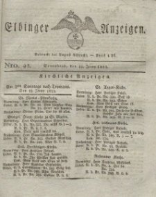 Elbinger Anzeigen, Nr. 45. Sonnabend, 11. Juni 1825