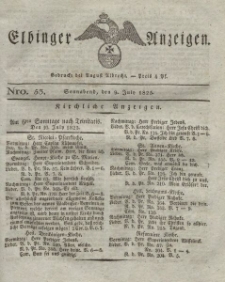 Elbinger Anzeigen, Nr. 53. Sonnabend, 9. Juli 1825