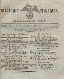 Elbinger Anzeigen, Nr. 55. Sonnabend, 16. Juli 1825