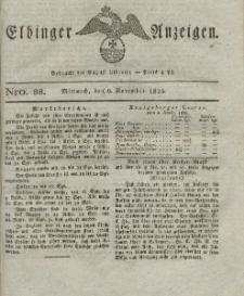 Elbinger Anzeigen, Nr. 88. Mittwoch, 9. November 1825