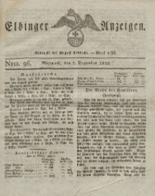 Elbinger Anzeigen, Nr. 96. Mittwoch, 7. Dezember 1825