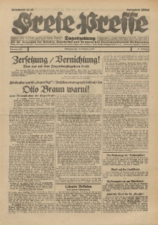 Freie Presse, Nr. 242 Mittwoch 16. Oktober 1929 5. Jahrgang