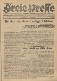 Freie Presse, Nr. 249 Donnerstag 24. Oktober 1929 5. Jahrgang