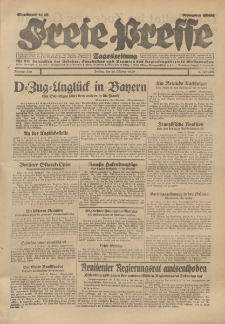 Freie Presse, Nr. 250 Freitag 25. Oktober 1929 5. Jahrgang