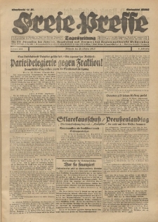 Freie Presse, Nr. 254 Mittwoch 30. Oktober 1929 5. Jahrgang