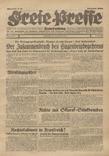Freie Presse, Nr. 255 Donnerstag 31. Oktober 1929 5. Jahrgang