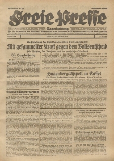 Freie Presse, Nr. 272 Donnerstag 21. November 1929 5. Jahrgang