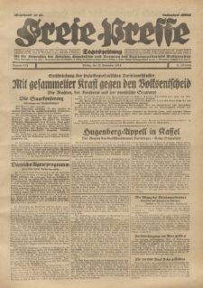 Freie Presse, Nr. 273 Freitag 22. November 1929 5. Jahrgang