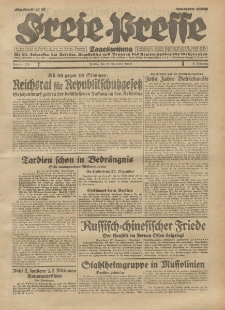 Freie Presse, Nr. 279 Freitag 29. November 1929 5. Jahrgang