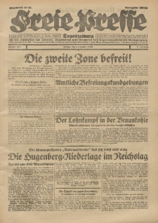 Freie Presse, Nr. 281 Montag 2. Dezember 1929 5. Jahrgang