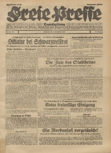 Freie Presse, Nr. 283 Mittwoch 4. Dezember 1929 5. Jahrgang