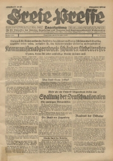 Freie Presse, Nr. 284 Donnerstag 5. Dezember 1929 5. Jahrgang