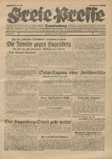 Freie Presse, Nr. 285 Freitag 6. Dezember 1929 5. Jahrgang