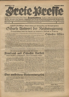 Freie Presse, Nr. 286 Sonnabend 7. Dezember 1929 5. Jahrgang