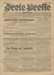 Freie Presse, Nr. 287 Montag 9. Dezember 1929 5. Jahrgang