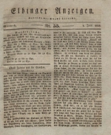 Elbinger Anzeigen, Nr. 55. Mittwoch, 9. Juli 1828