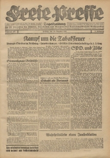 Freie Presse, Nr. 297 Freitag 20. Dezember 1929 5. Jahrgang