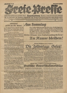 Freie Presse, Nr. 298 Sonnabend 21. Dezember 1929 5. Jahrgang