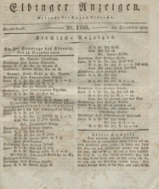 Elbinger Anzeigen, Nr. 100. Sonnabend, 13. Dezember 1828
