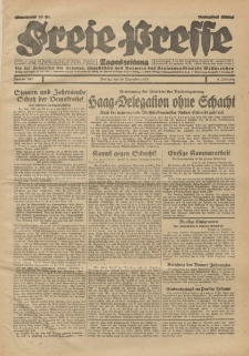 Freie Presse, Nr. 303 Montag 30. Dezember 1929 5. Jahrgang