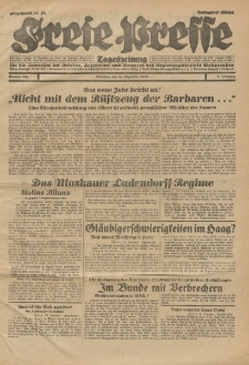 Freie Presse, Nr. 304 Dienstag 31. Dezember 1929 5. Jahrgang