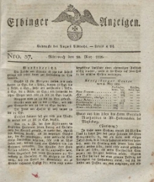 Elbinger Anzeigen, Nr. 37. Mittwoch, 10. Mai 1826